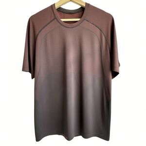 Lululemon Metal Vent Tech Shirt L Men’s Brown Training Gym